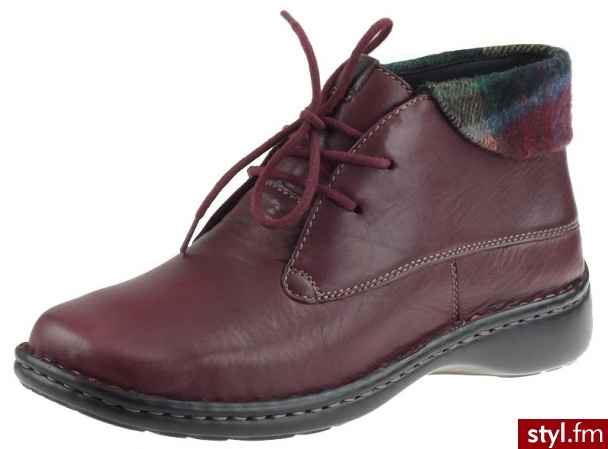 Seibel Półbuty Josef 97146 Czerwone - Półbuty Buty Moda