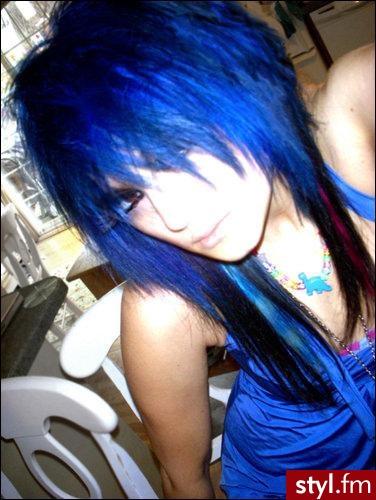 EMO Alternatywne Średnie Fryzury