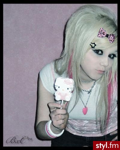 EMO Alternatywne Średnie Fryzury