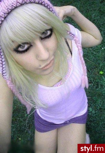  - Blond EMO Alternatywne Krótkie Fryzury