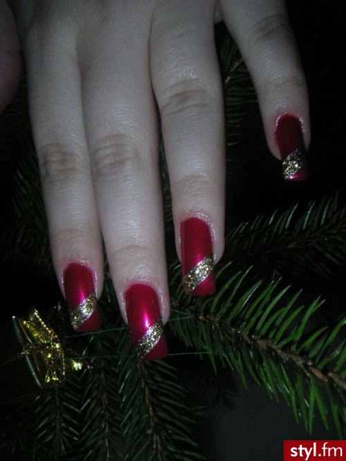 Autor: Angela trochę świątecznie... Autor: <b>Angela</b><br /> - Paznokcie