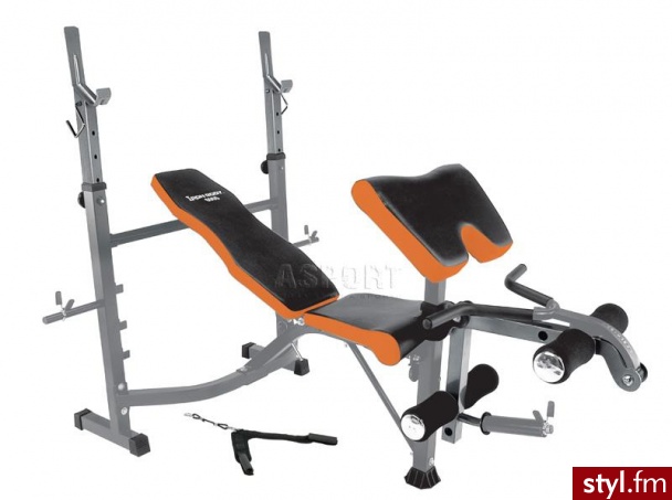 Iron Body Ławka Pod Sztangę z Modlitewnikiem I Wyciągiem 6000 (6000) - Body Bielizna Moda