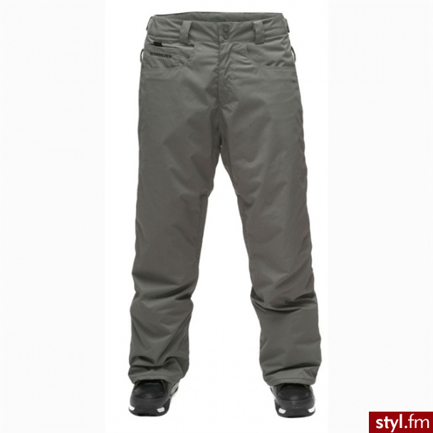 Quiksilver Spodnie Na Drizzle Grey - Pozostałe Spodnie Moda