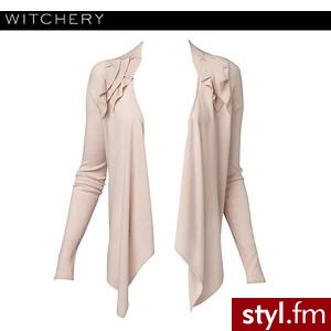 Ruffle Shoulder Cardigan - Polyvore. Pobrano ze strony: http://www.polyvore.com/cgi/thing?id=29336776 - Pozostałe Ciuchy Moda