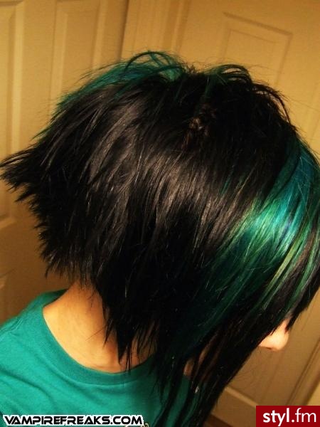 EMO Alternatywne Średnie Fryzury