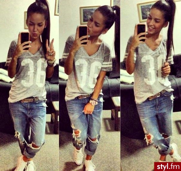 Jeansy Spodnie Moda