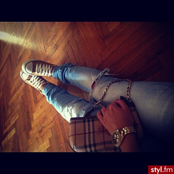 Jeansy Spodnie Moda