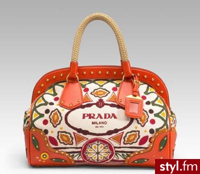 kolorowa Prada - 1.750$ - Pozostałe Torebki Moda