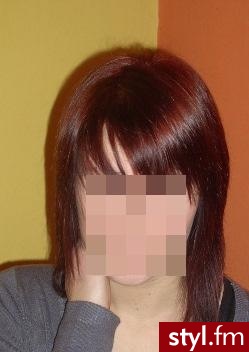  - Kolorowe Rozpuszczone Proste z grzywką Na co dzień Średnie Fryzury