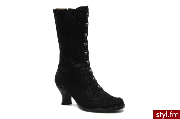 Neosens PÓŁBUTY I BOTKI ROCOCO 799 BY (CZARNY) (Czarny) - Botki Buty Moda