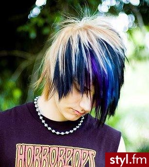 To nie mój fryz i nie moje foto! - EMO Alternatywne Średnie Fryzury