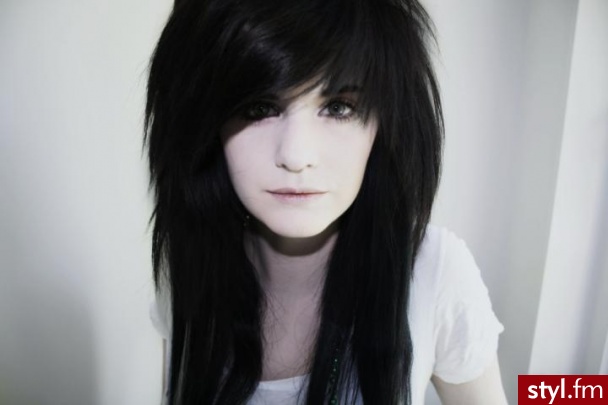 EMO Alternatywne Średnie Fryzury