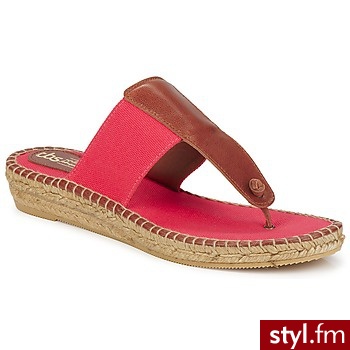 TBS Japonki HELODY KORAL / Brown - Klapki Buty Moda