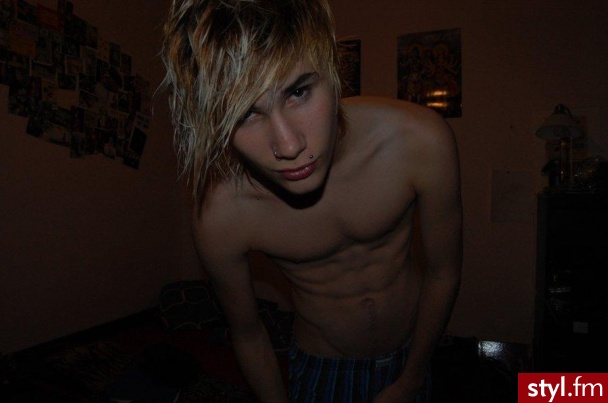 Blond EMO Alternatywne Krótkie Męskie Fryzury