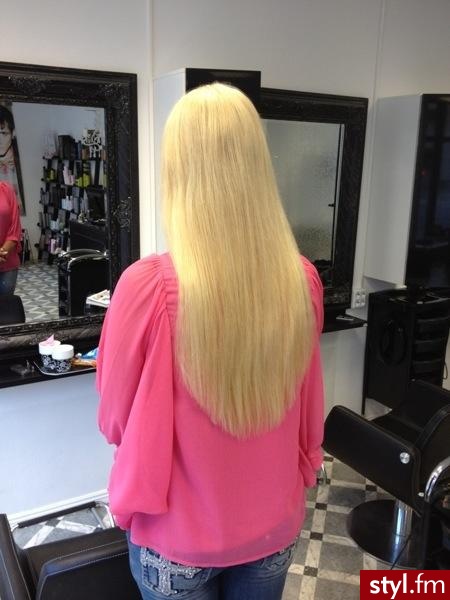 Blond Rozpuszczone Proste Na co dzień Długie Fryzury