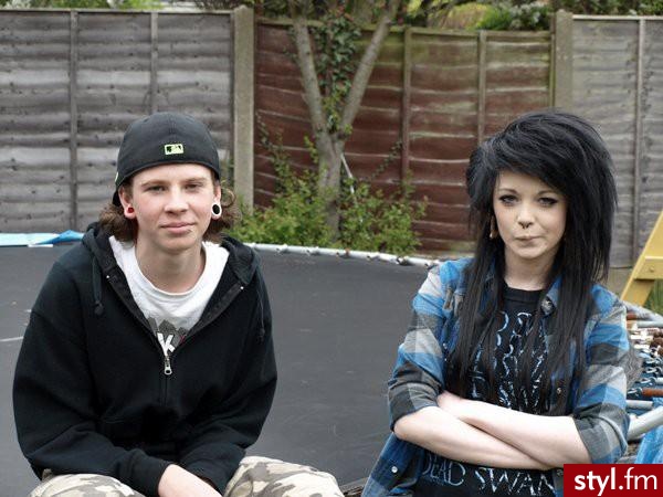 EMO Alternatywne Średnie Fryzury