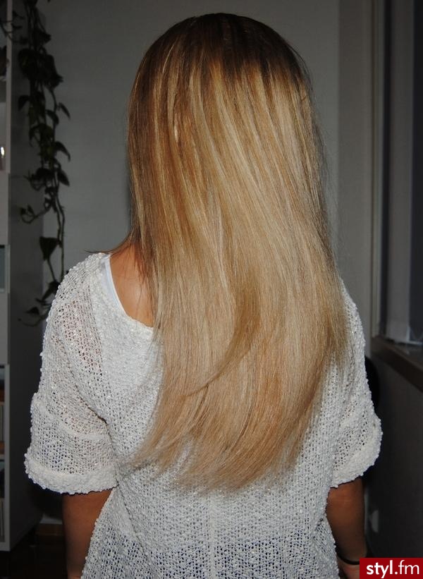 Blond Rozpuszczone Proste Na co dzień Długie Fryzury