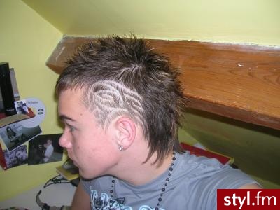 Punk Rock Alternatywne Średnie Fryzury