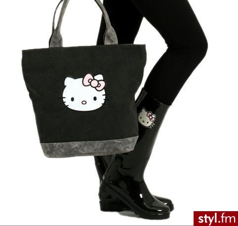 http://allegro.pl/item502801755_kalosze_gumiaki_hello_kitty_japan_hunter_emo_scene.html - Pozostałe Buty Moda