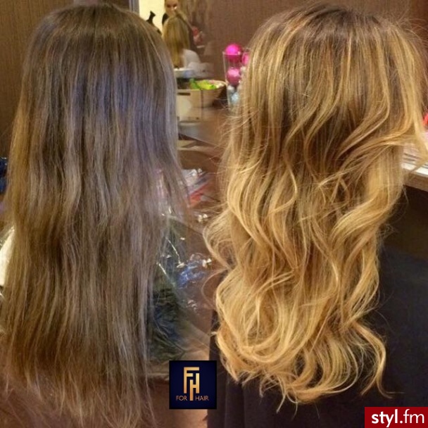 http://forhairsobieski.pl/  Olaplex Warszawa Sombre - Blond Rozpuszczone Kręcone Fryzury gwiazd Długie Fryzury