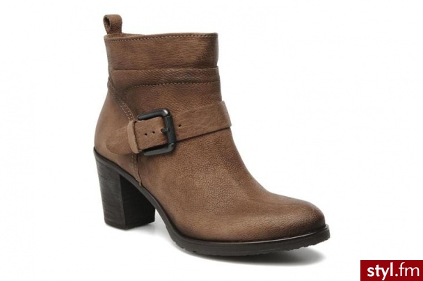 Manas PÓŁBUTY I BOTKI VENILA BY MANAS (Brązowy) - Botki Buty Moda