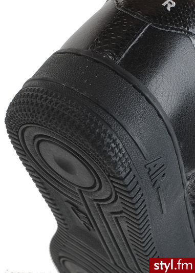 NIKE Buty sportowe AIR FORCE czarny - Sportowe Buty Moda