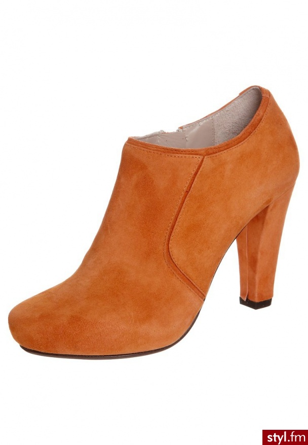 Mario Giordano Ankle boot pomarańczowy BOTKI POMARAŃCZOWY - Botki Buty Moda