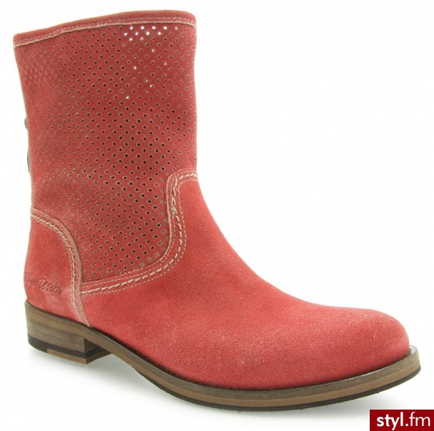 Hilfiger Denim HUDSON 11A CHILI PEPPER - Botki Buty Moda