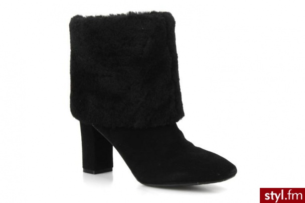 Rockport PÓŁBUTY I BOTKI HELENA CUFFED BOOTIE BY ROCKPORT (Czarny) - Botki Buty Moda