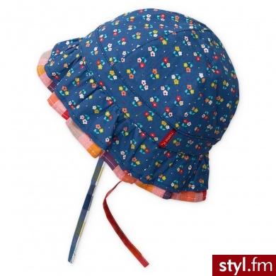 NAME IT Girls Mini Czapeczka przeciwsłoneczna HERRIKA blue fern różnokolorowy - Nakrycia głowy Dodatki Moda