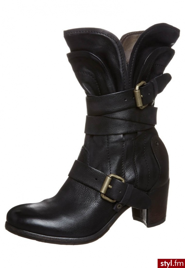 Airstep Botki Czarny - Botki Buty Moda