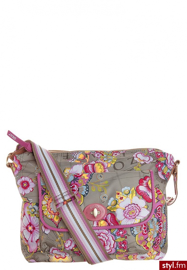 Oilily FANTASY FLORA Torba na ramię beżowy - Torebki na co dzień Torebki Moda