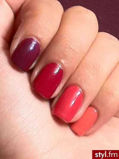ombre manicure - Naturalne Paznokcie