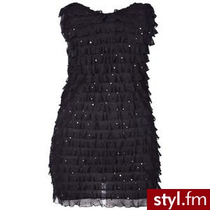 Womens Miso Ruffle Sparkle Bandeau Dress - Polyvore. Pobrano ze strony: http://www.polyvore.com/womens_miso_ruffle_sparkle_bandeau/thing?id=18754242 - Pozostałe Ciuchy Moda