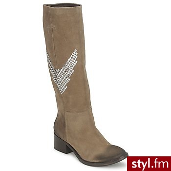 Metamorf'Ose BUTY KARATE TAUPE - Kozaki Buty Moda