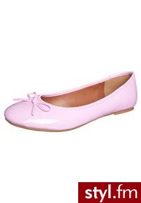 Anna Field Baleriny różowy - Balerinki Buty Moda