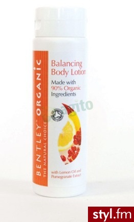 Bentley Organic Mleczko do ciała z cytryną i owocem granatu równoważące 250 ml - Emu Buty Moda
