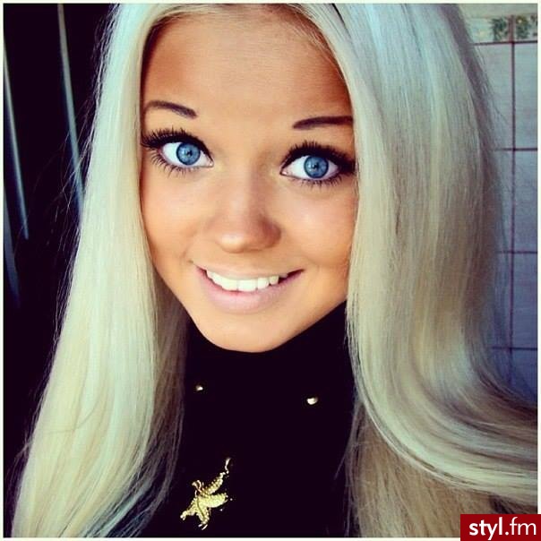 Blond Rozpuszczone Proste Na co dzień Długie Fryzury