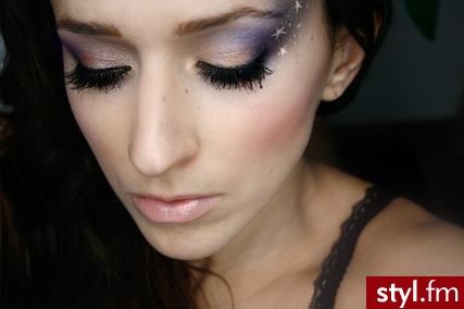 Gold & Violet Makeup - Makijaże