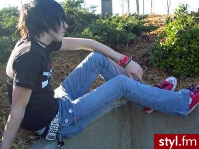 EMO Alternatywne Średnie Fryzury