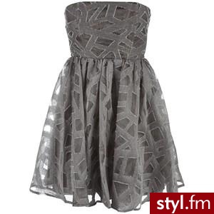 ALICE+OLIVIA KRISTIN WEB DWTAIL DRESS GREY WOOL/POLYAMIDE/PO... - Polyvore. Pobrano ze strony: http://www.polyvore.com/alice_olivia_kristin_web_dwtail/thing?id=24313901 - Pozostałe Ciuchy Moda