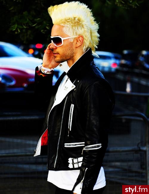 Blond Punk Rock Alternatywne Krótkie Męskie Fryzury
