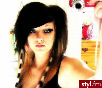 EMO Alternatywne Średnie Fryzury