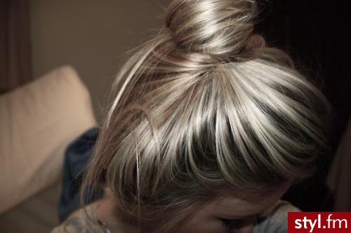 Blond Kok Proste Na co dzień Długie Fryzury