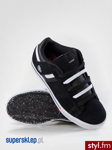 Element BUTY BILLINGS II (BLK/WHT) 43 Skate Czarny - Pozostałe Buty Moda
