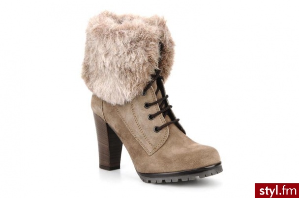 Eden PÓŁBUTY I BOTKI CINCILLA BY EDEN (Beżowy) - Botki Buty Moda