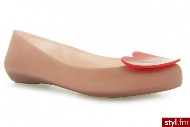 Mel by Melissa shoes BALERINKI MEL BY MELISSA POP HEART BLACK - Balerinki Buty Moda