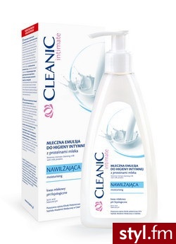 Cleanic Intimate Emulsja nawilżająca z proteinami mleka do higieny intymnej 250 ml - Emu Buty Moda