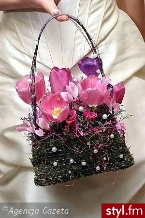 Bukiety ślubne Ślub Moda