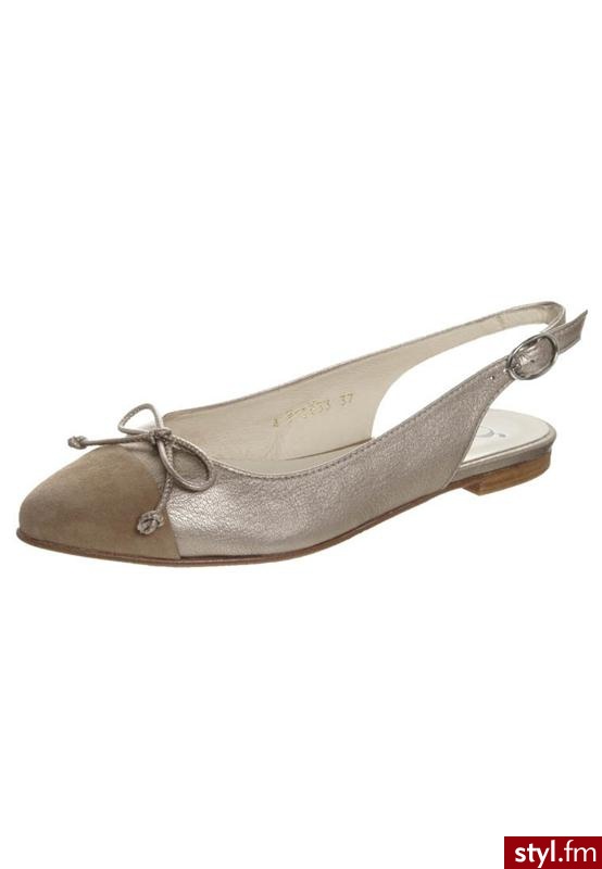Gadea SAGA Baleriny złoty - Balerinki Buty Moda